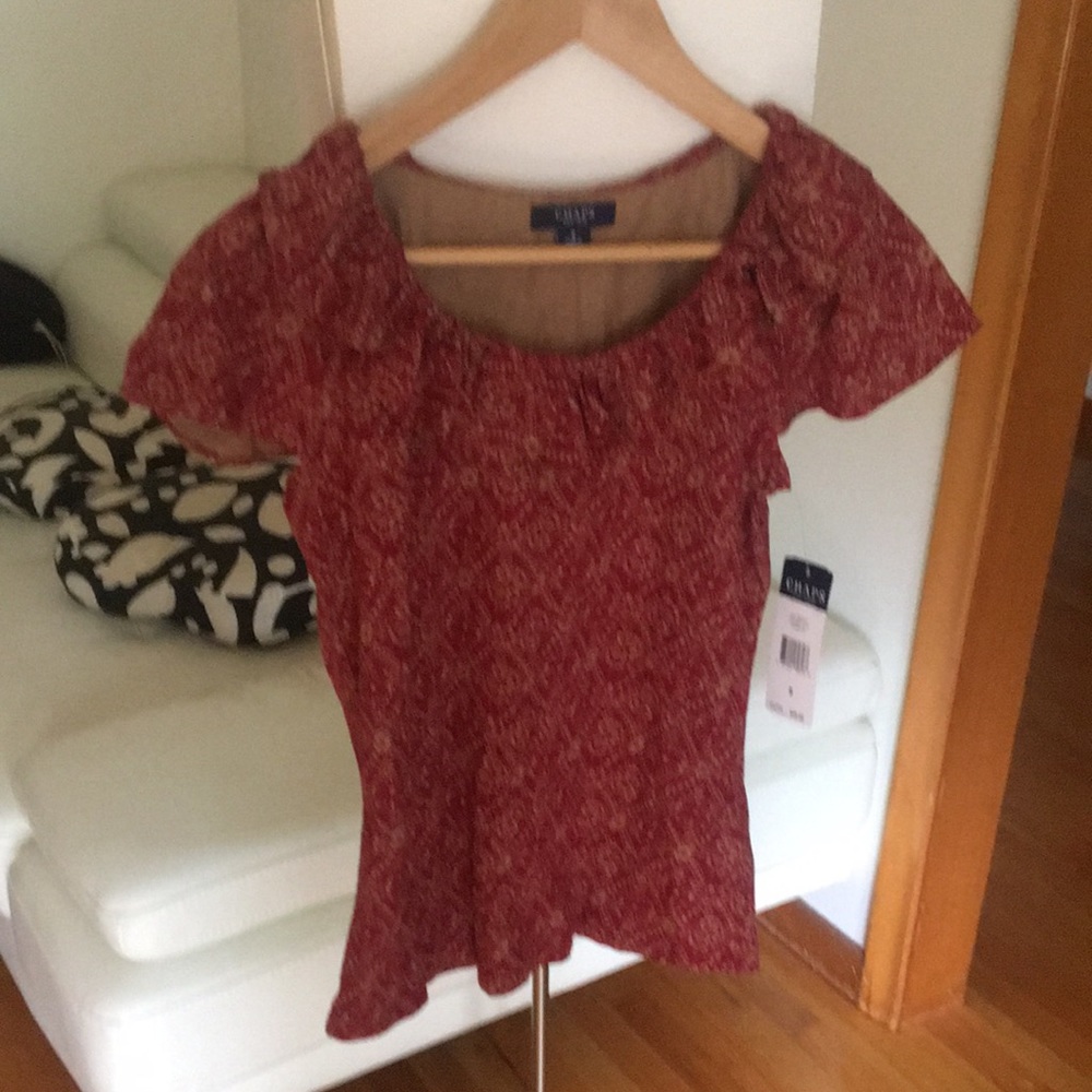 Women top brand new with tag by chaps size S